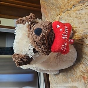 HUG FUN BE MINE Love Valentine Dog Plush Toy